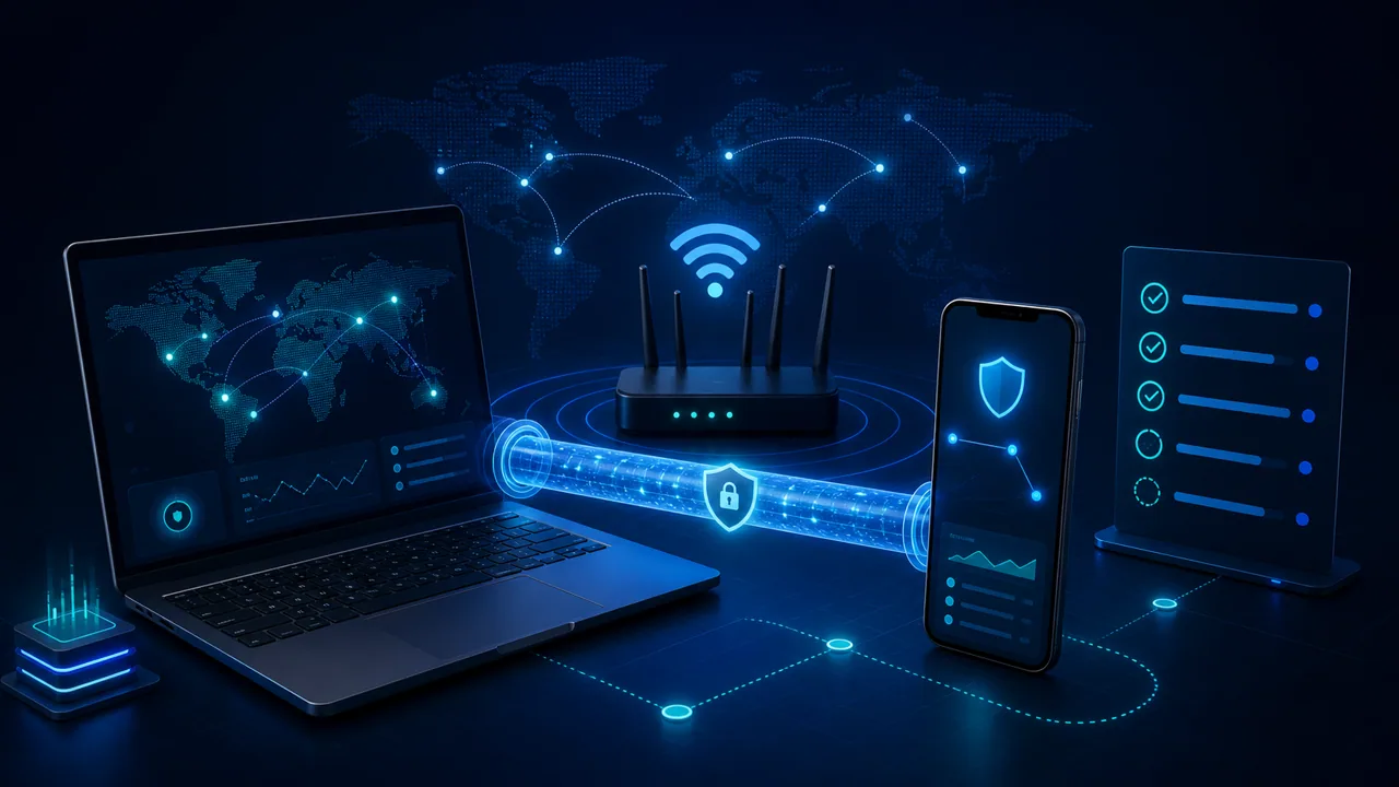 快连VPN网络设置备份和恢复步骤示意图