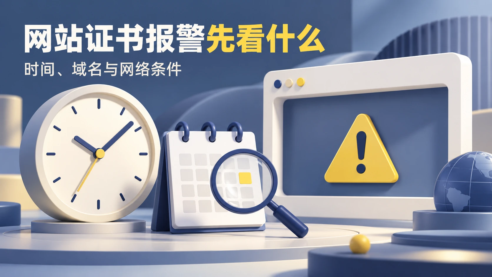 快连连接后网站证书报警：核对时间、域名与网络条件